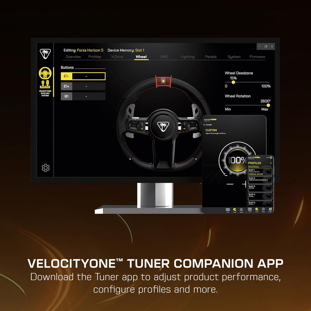 Turtle Beach VelocityOne Race KD3 Direct Drive Force Feedback Racing Wheel & Pedals for Xbox Series X|S. Xbox One & Windows 10/11 PC. USB C Connectivity