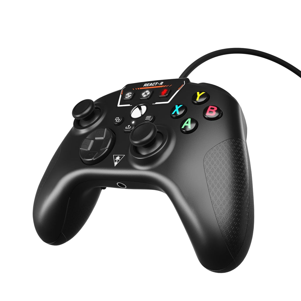 Turtle Beach REACT-R Controller Wired Game Controller – Xbox Series X. Xbox Series S. Xbox One & Windows – Audio Controls. Mappable Buttons. Textured Grips
