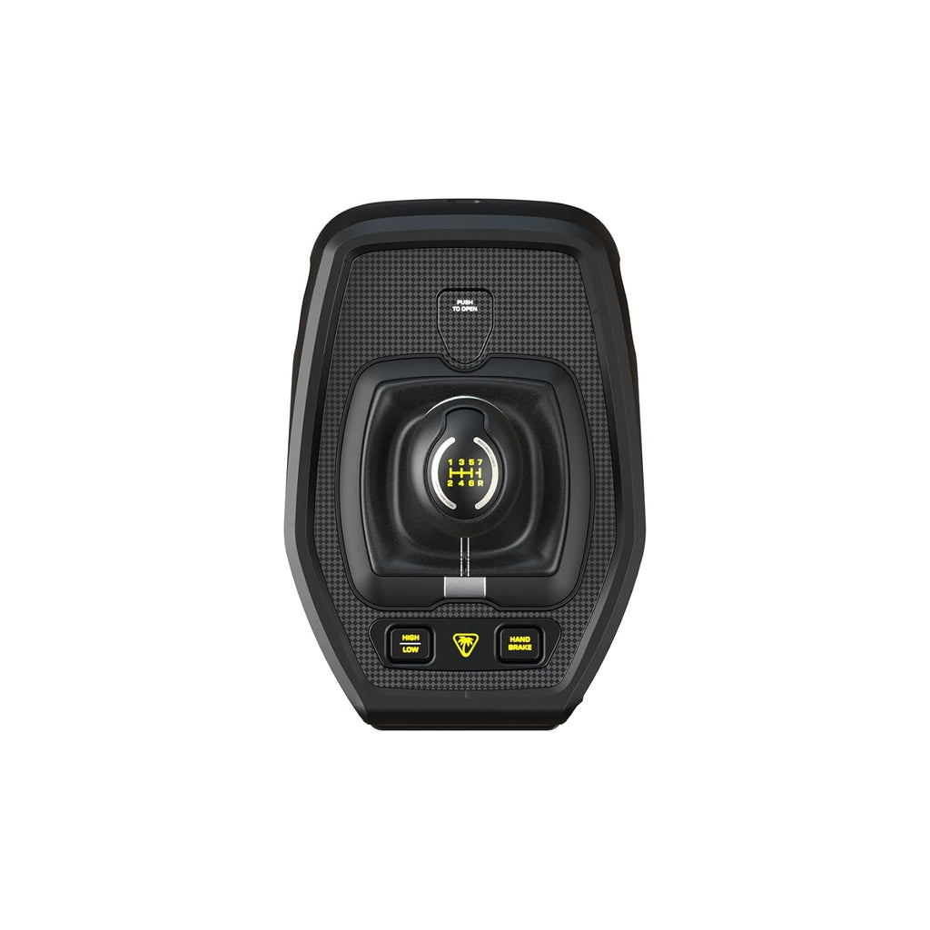 Turtle Beach VelocityOne Multi-Shift Sim Racing Shifter. Handbrake Xbox. PC | Xbox Series X|S. Xbox One. Windows PC. 7-Gear + R H-Gate & Sequential Shifter. Handbrake. Hall-Effect Magnetic Sensors