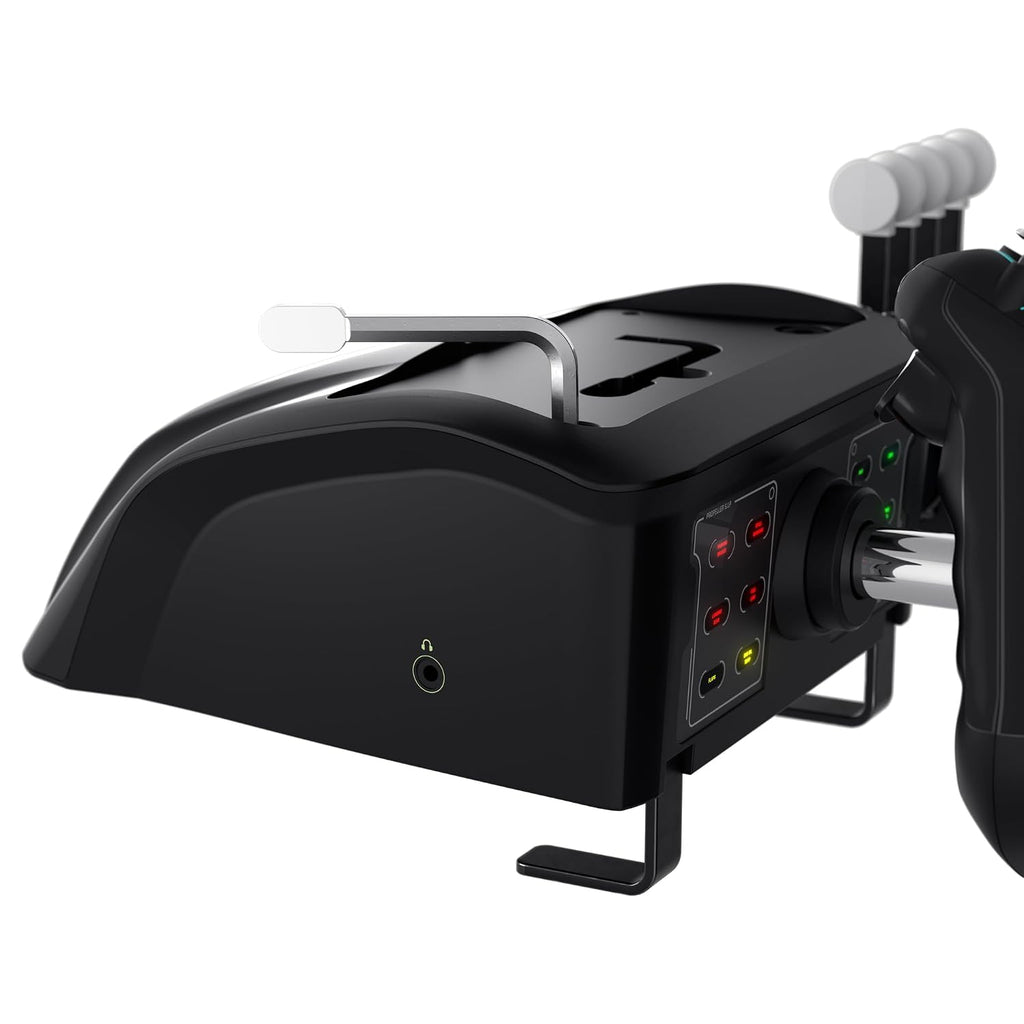 Turtle Beach VelocityOne Flight Universal Control System - Xbox Series X & Xbox Series S. Xbox One & Windows 10 & 11 PCs with Yoke Handle. Throttle Quadrant. Trim Wheel & Rudder Controls