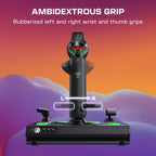 Turtle Beach VelocityOne Flightstick II for Xbox Series X|S. Xbox One & Windows PC - 16-bit Hall-Effect Precision. 8 Axes. 38 Programmable Inputs. RGB Lighting. Flight Display. HOTAS Expandable with Dual Throttle