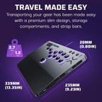 Turtle Beach Victrix Pro KO Leverless Esports All Button Fight Stick. PS5 | PlayStation. PS4. Windows PC. Tournament Arcade Controller. 16 Cherry Switches. Slim Design. RGB Lighting. USB-C Cable. Gray