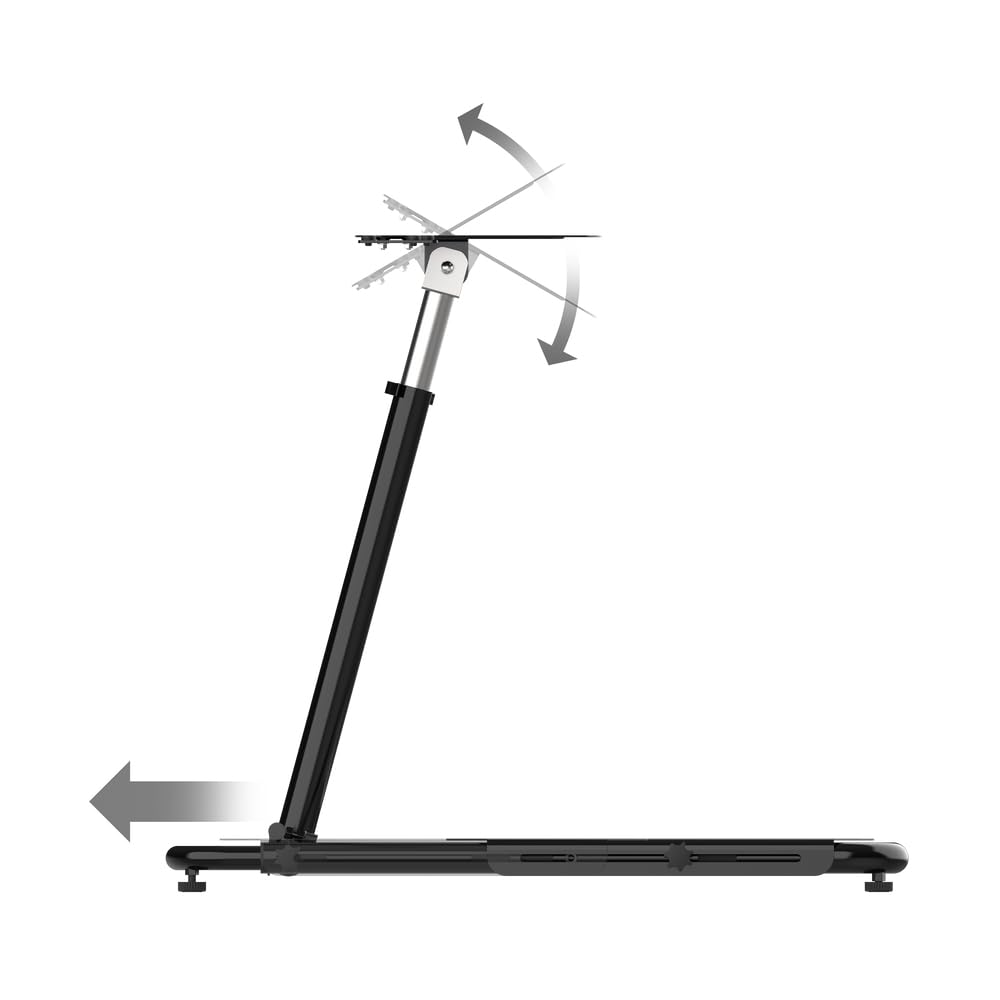 Turtle Beach VelocityOne Universal Stand for Flight Simulation & Racing Simulation Accessories with adjustable height design. metal construction. and fold flat design for PC & Xbox