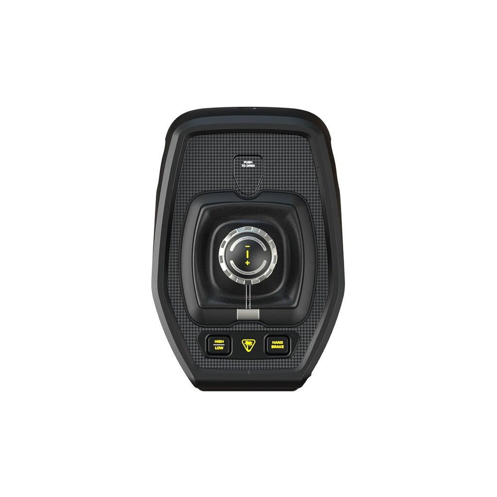 Turtle Beach VelocityOne Multi-Shift Sim Racing Shifter. Handbrake Xbox. PC | Xbox Series X|S. Xbox One. Windows PC. 7-Gear + R H-Gate & Sequential Shifter. Handbrake. Hall-Effect Magnetic Sensors