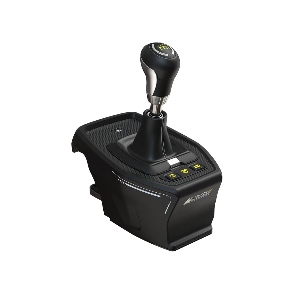 Turtle Beach VelocityOne Multi-Shift Sim Racing Shifter. Handbrake Xbox. PC | Xbox Series X|S. Xbox One. Windows PC. 7-Gear + R H-Gate & Sequential Shifter. Handbrake. Hall-Effect Magnetic Sensors