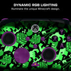Turtle Beach Rematch Minecraft Wireless RGB Gaming Controller - Licensed for XBOX Series X|S. XBOX One. PC. Android Bluetooth Devices - Rumble Motors. Impulse Triggers. Back Buttons. TMR Thumbsticks