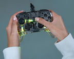 Turtle Beach Afterglow Wired RGB Gaming Controller. Nintendo Switch 2. Lite | Nintendo Switch OLED. Hall-Effect Thumbsticks. 2 Mappable Back Buttons. Adjustable LED Lighting. Audio Jack. Translucent