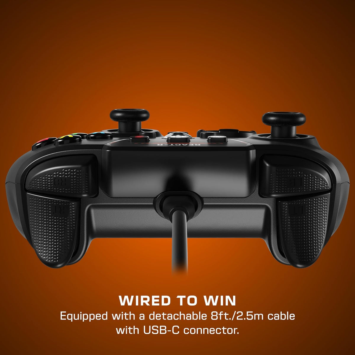 Turtle Beach REACT-R Controller Wired Game Controller – Xbox Series X. Xbox Series S. Xbox One & Windows – Audio Controls. Mappable Buttons. Textured Grips