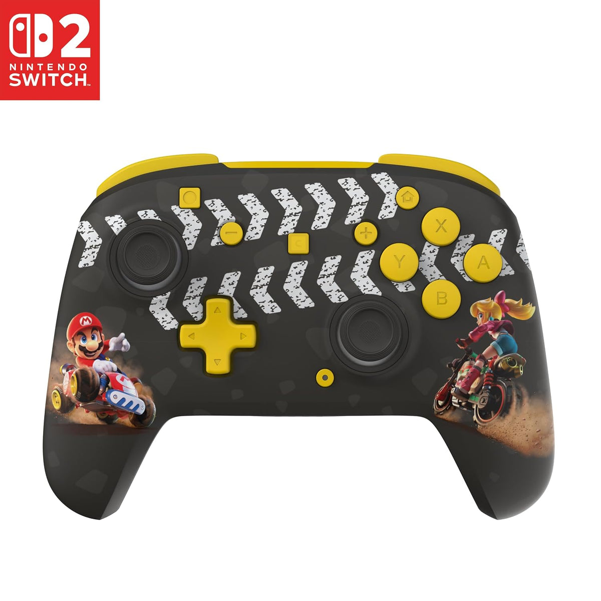 Turtle Beach Rematch Wireless Controller Mario Kart World Nintendo Switch 2 | Nintendo Switch OLED. TMR Thumbsticks. Rechargeable 40-Hr Battery. 2 Mappable Back Buttons. Motion Controls