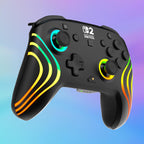 Turtle Beach Afterglow Wave Wired RGB Gaming Controller. Nintendo Switch 2 | Switch Lite. OLED. Hall-Effect Thumbsticks. 2 Mappable Back Buttons. Audio Controls. C-Button for GameChat. RGB Lights