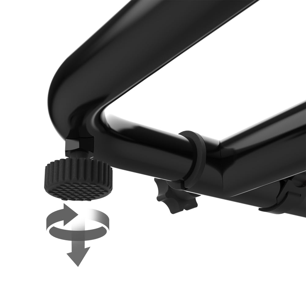 Turtle Beach VelocityOne Universal Stand for Flight Simulation & Racing Simulation Accessories with adjustable height design. metal construction. and fold flat design for PC & Xbox