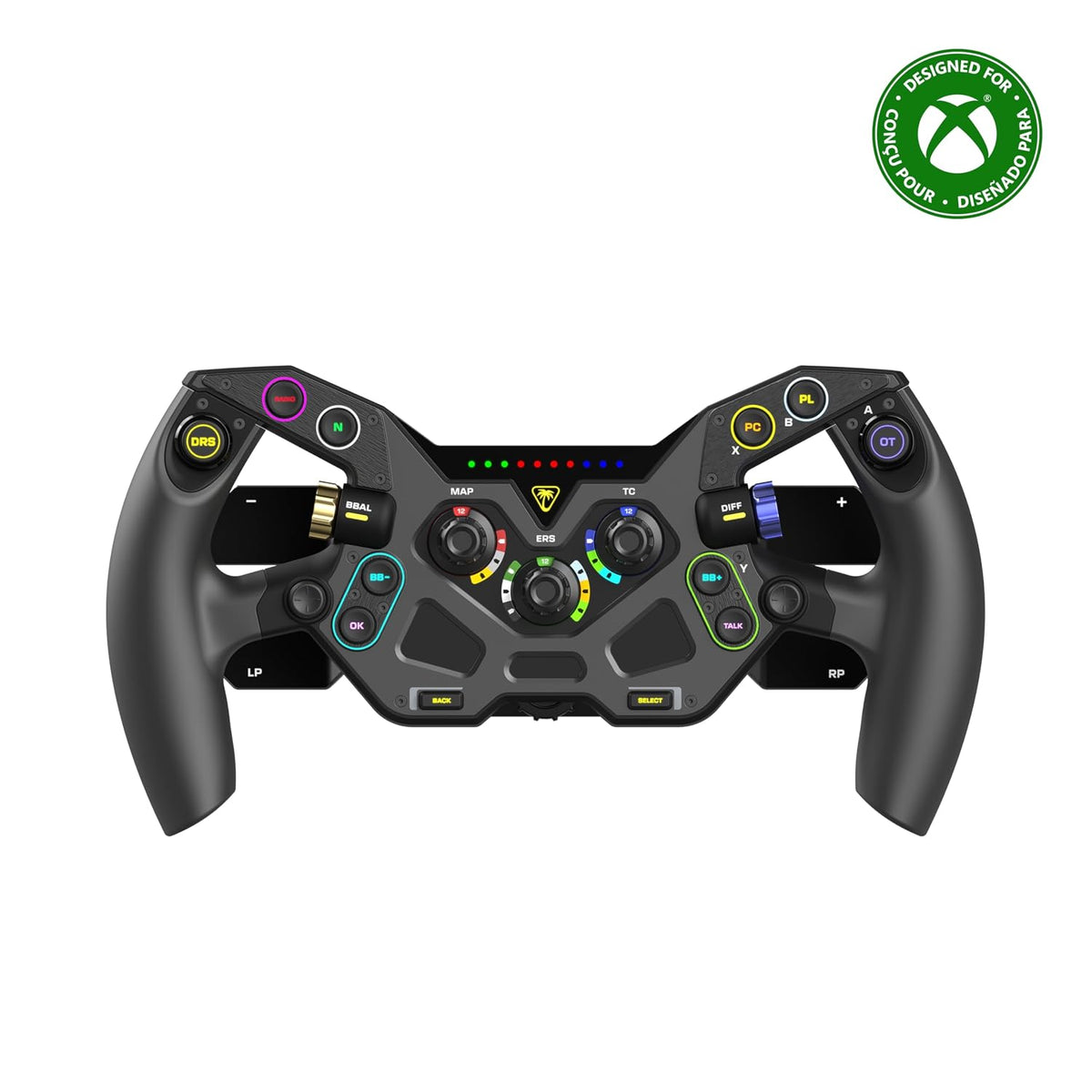 Turtle Beach Racer Wireless Racing Wheel System Officially Licensed for Xbox Series X|S & Xbox One and Windows PCs – Complete Design. Reliable Wireless Connection. up to 30Hr Battery