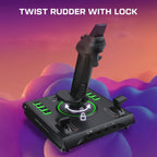 Turtle Beach VelocityOne Flightstick II for Xbox Series X|S. Xbox One & Windows PC - 16-bit Hall-Effect Precision. 8 Axes. 38 Programmable Inputs. RGB Lighting. Flight Display. HOTAS Expandable with Dual Throttle