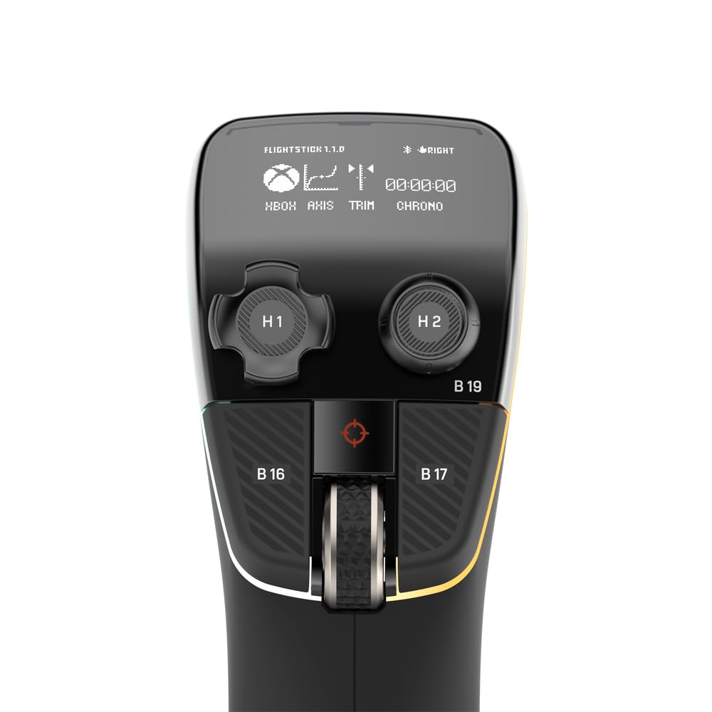 Turtle Beach VelocityOne Flightstick Universal Sim Controller. Xbox. PC | Xbox Series X|S. Xbox One. Joystick for Air & Space Combat Simulation. 27 Programmable Buttons. Hall-Effect Axes