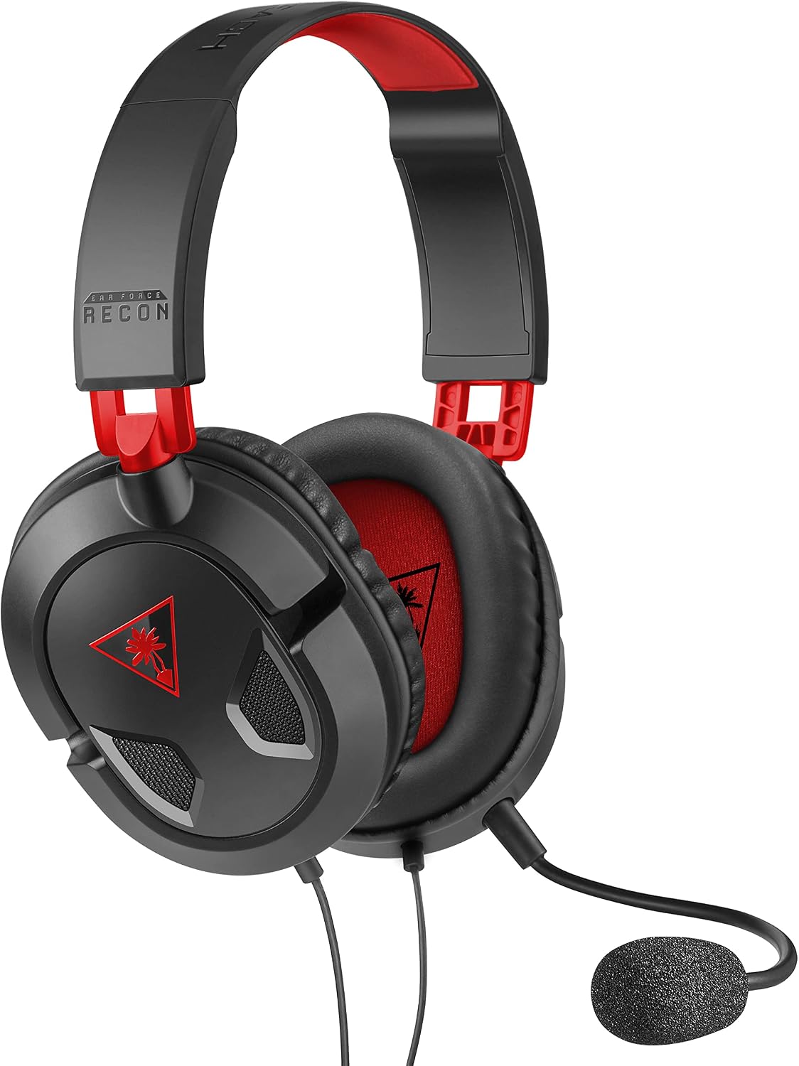 Turtle Beach Recon 50 Wired Multiplatform Gaming Headset for PC. PS5. Xbox | PlayStation. PS4. Xbox Series X|S. PC Splitter Cable. Removable Mic. 40mm Speakers. In-Line Controls. Lightweight
