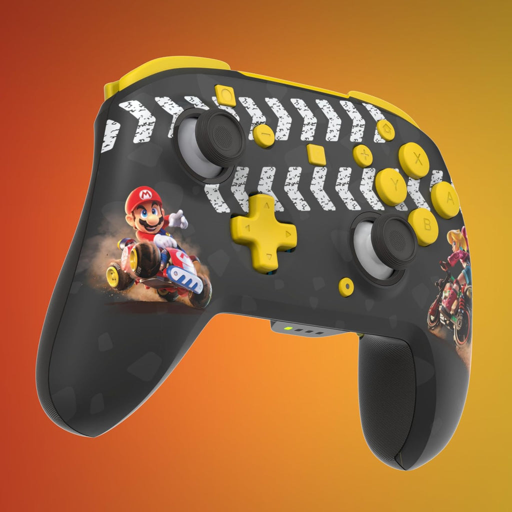 Turtle Beach Rematch Wireless Controller Mario Kart World Nintendo Switch 2 | Nintendo Switch OLED. TMR Thumbsticks. Rechargeable 40-Hr Battery. 2 Mappable Back Buttons. Motion Controls