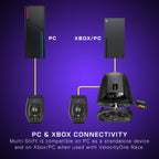 Turtle Beach VelocityOne Multi-Shift Sim Racing Shifter. Handbrake Xbox. PC | Xbox Series X|S. Xbox One. Windows PC. 7-Gear + R H-Gate & Sequential Shifter. Handbrake. Hall-Effect Magnetic Sensors