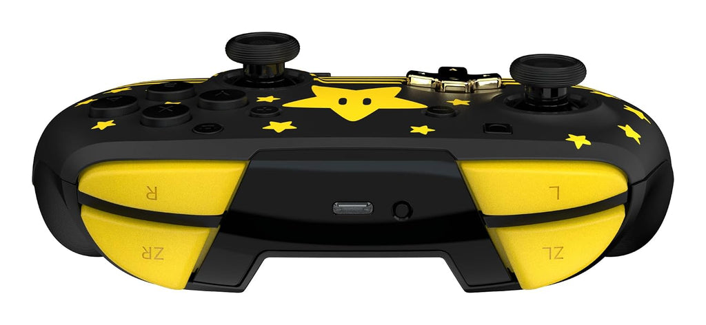 Turtle Beach Rematch Wireless Controller Super Mario Star Nintendo Switch 2 | Nintendo Switch Lite. OLED. Glow-in-the-Dark Design. Rechargeable 40-Hr Battery. 2 Mappable Back Buttons