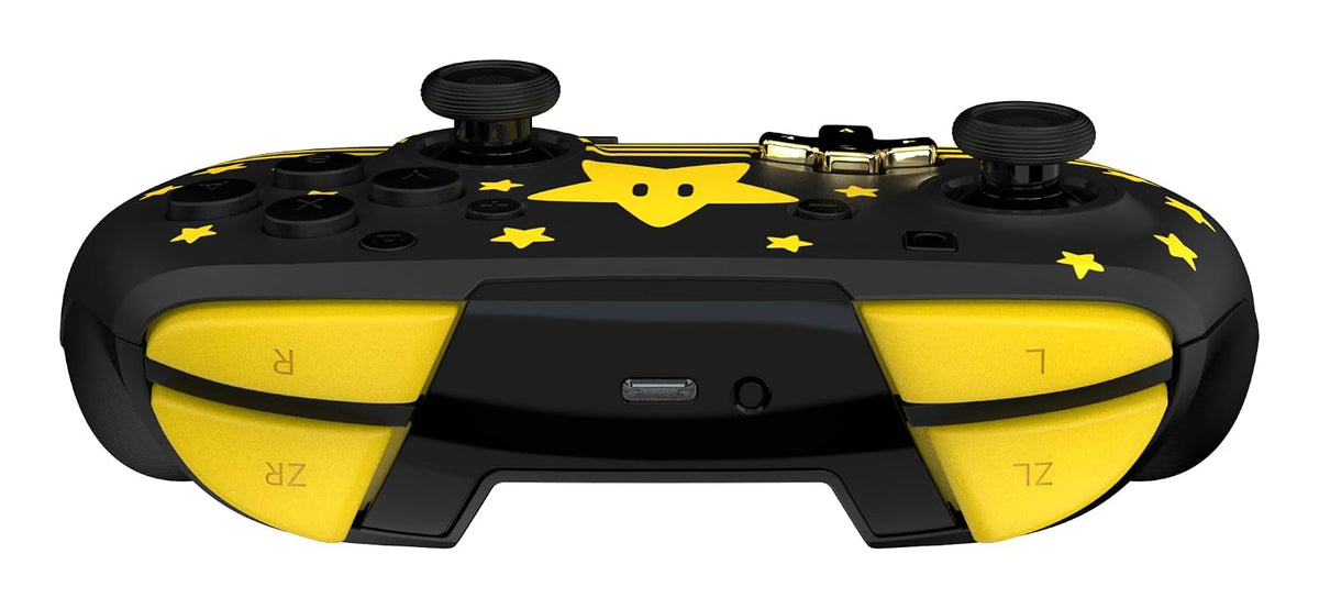 Turtle Beach Rematch Wireless Controller Super Mario Star Nintendo Switch 2 | Nintendo Switch Lite. OLED. Glow-in-the-Dark Design. Rechargeable 40-Hr Battery. 2 Mappable Back Buttons