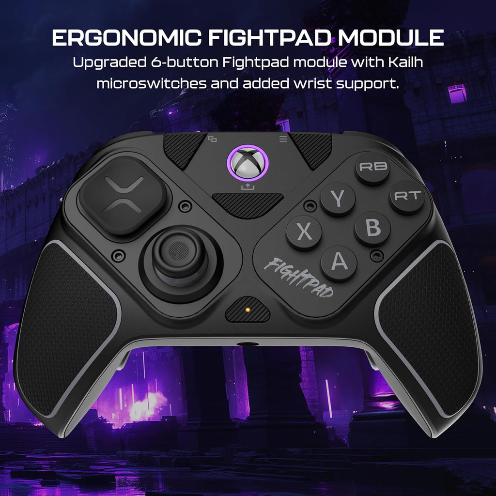 Turtle Beach Victrix Pro BFG Reloaded Wireless Gaming Controller for Xbox | Xbox Series X|S. Xbox One. PC. Modular. Fightpad Module. Hall-Effect Sticks. Triggers. 4 Remappable Buttons. Esports