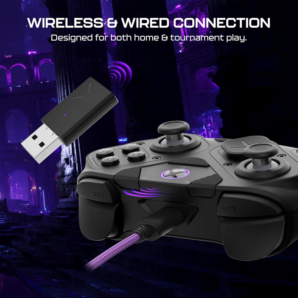 Turtle Beach Victrix Pro BFG Reloaded Wireless Gaming Controller for Xbox | Xbox Series X|S. Xbox One. PC. Modular. Fightpad Module. Hall-Effect Sticks. Triggers. 4 Remappable Buttons. Esports