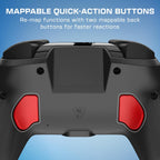 Turtle Beach Rematch Wireless Controller Super Mario Jump Nintendo Switch 2 | Nintendo Switch OLED. TMR Thumbsticks. Rechargeable 40-Hr Battery. 2 Mappable Back Buttons. Motion Controls