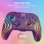 Turtle Beach Afterglow Wave Wireless RGB Game Controller Nintendo Switch 2 | Switch Lite. OLED. TMR Thumbsticks. Rechargeable 20-Hr Battery. 2 Mappable Back Buttons. Motion Controls. C-Button