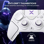 Turtle Beach Victrix Pro BFG Reloaded Wireless Gaming Controller for PS5 | PS5. PS4. PlayStation. PC. Modular. Fightpad Module. Hall-Effect Sticks. Triggers. 4 Remappable Buttons. Esports. White