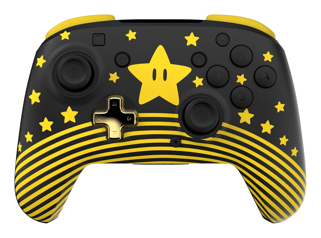Turtle Beach Rematch Wireless Controller Super Mario Star Nintendo Switch 2 | Nintendo Switch Lite. OLED. Glow-in-the-Dark Design. Rechargeable 40-Hr Battery. 2 Mappable Back Buttons
