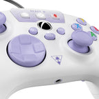 Turtle Beach REACT-R Wired Game Controller – Officially Licensed for Xbox Series X & S. Xbox One. and Windows 10|11 PC's – White & Purple