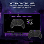 Turtle Beach Victrix Pro BFG Reloaded Wireless Gaming Controller for PS5 | PS5. PS4. PlayStation. PC. Modular. Fightpad Module. Hall-Effect Sticks. Triggers. 4 Remappable Buttons. Esports. Black